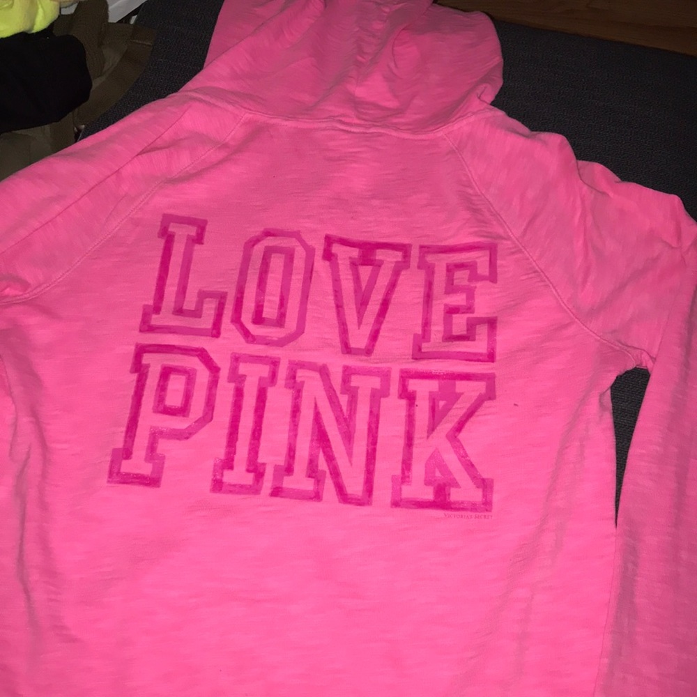 Love Pink slub knit hoodie - Picture 1 of 3
